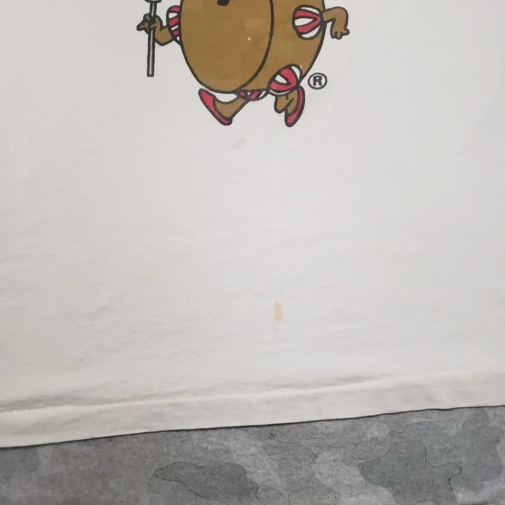 Vintage Hostess Shirt Mens XL White Short Sleeve Single Stitch Made In USA - Picture 4 of 11